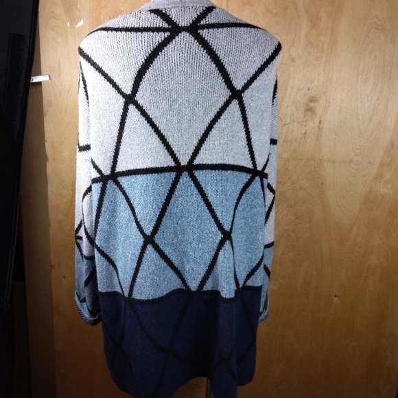 NWT JOSEPH A.  ombre geometric carddian - Picture 3 of 5